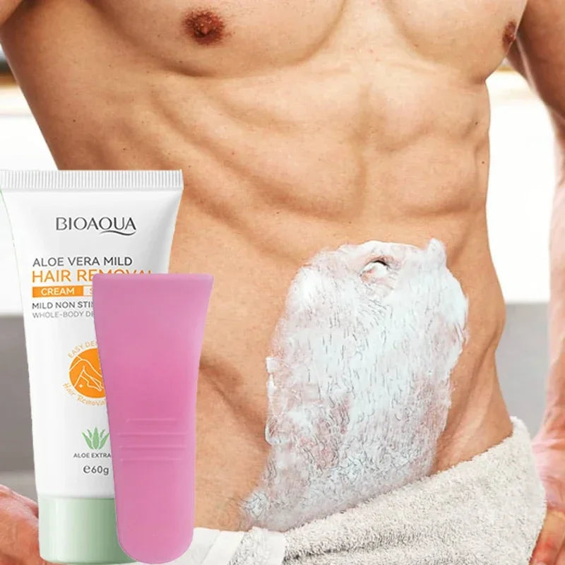 Painless Gentle Hair Removal Cream for Face and Body