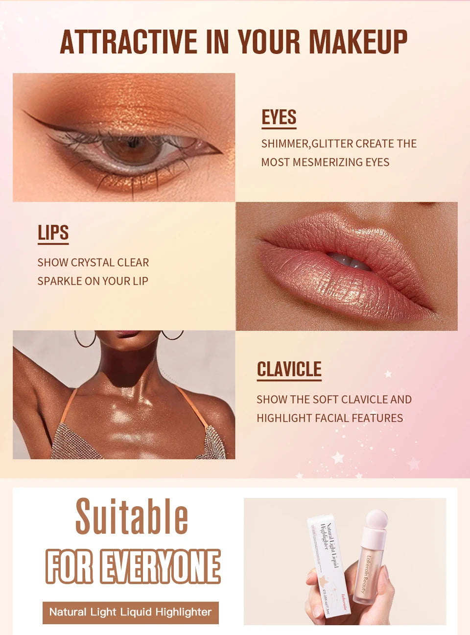 Liquid Highlighter for Radiant Glow and Natural Skin Brightening - 13