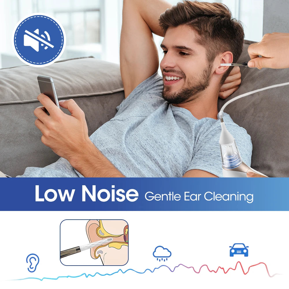 Electric Vacuum Earwax Removal Tool for Adults and Children