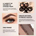 Two-Tone Eyebrow Powder Duo with Applicator Brush