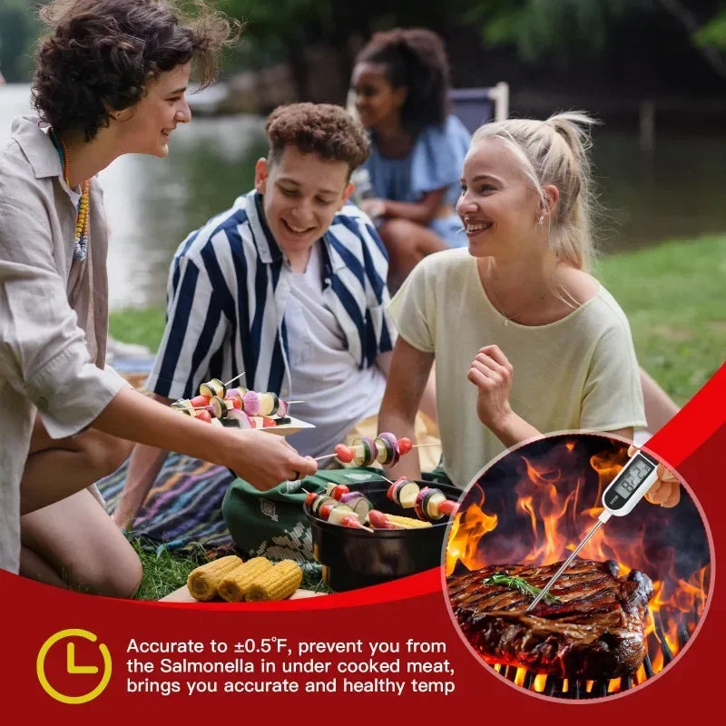 Digital Stainless Steel Food Cooking Thermometer