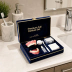 Temporary Comfort Fit Full Denture Set for Instant Smile
