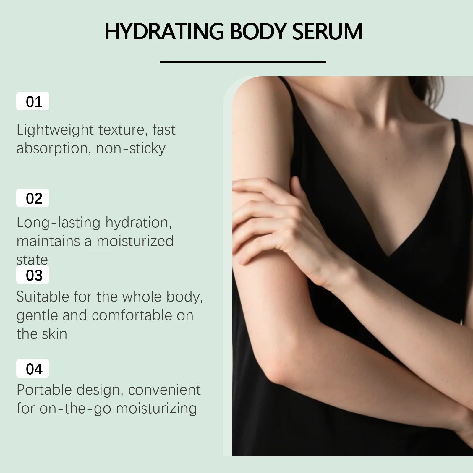 Hyaluronic Acid Hydrating Body Serum for Dry Skin - 10