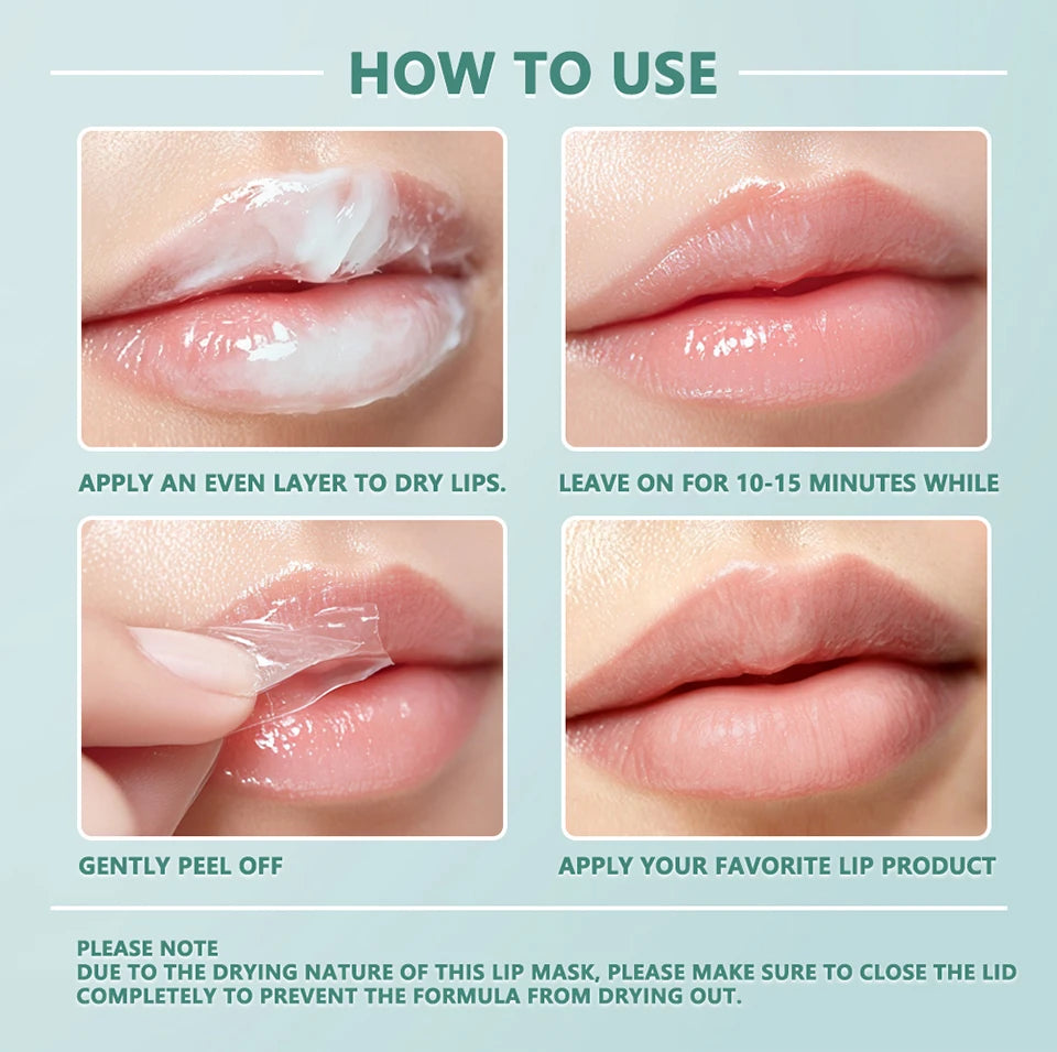Peel-Off Moisturizing Lip Mask for Dry Chapped Lips