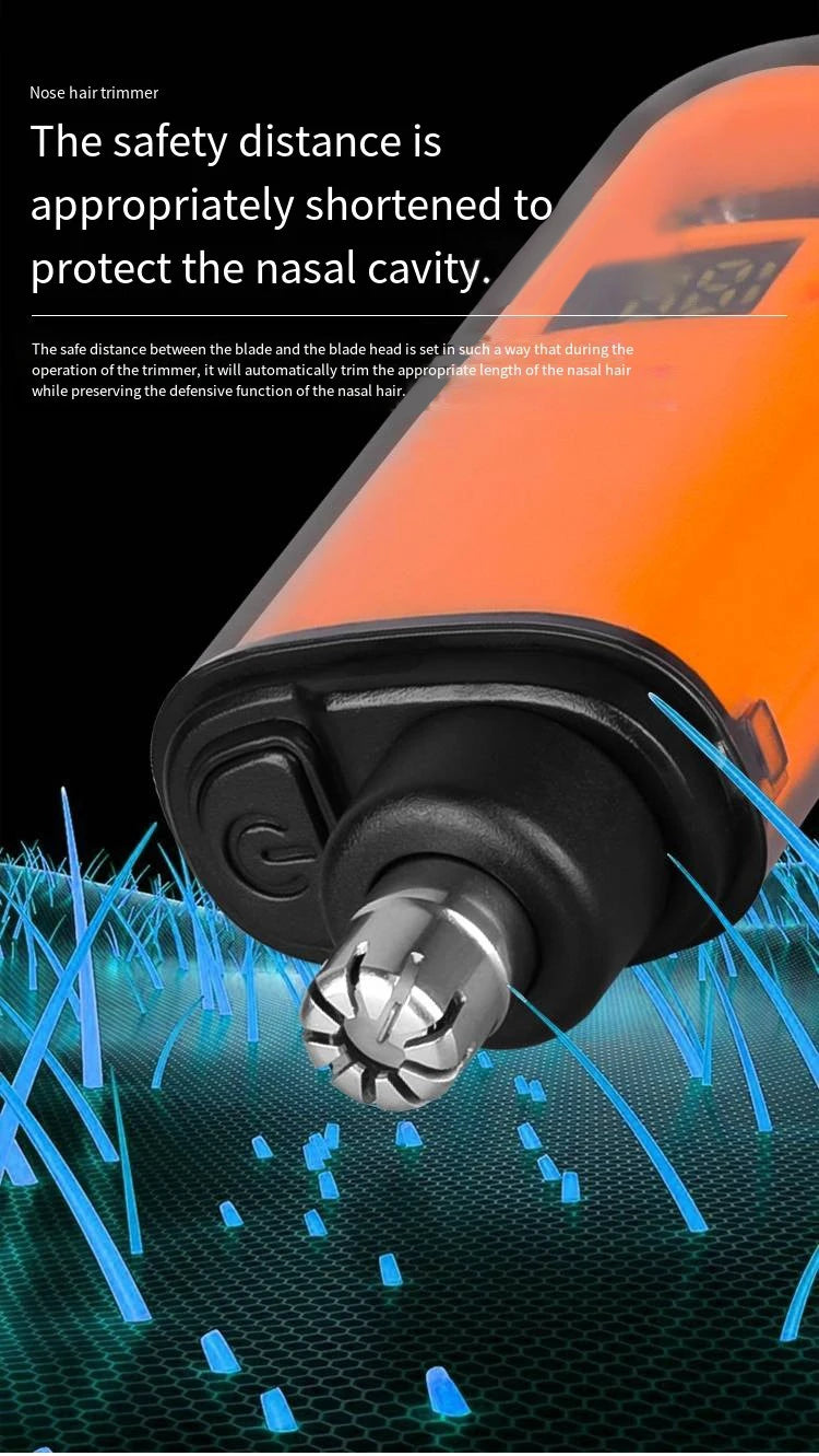 Rechargeable Portable Nose and Ear Hair Trimmer