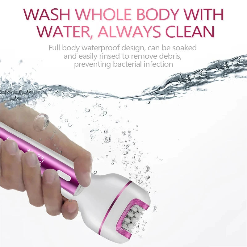 3-in-1 Rechargeable Electric Hair Remover and Shaver for Women - 4