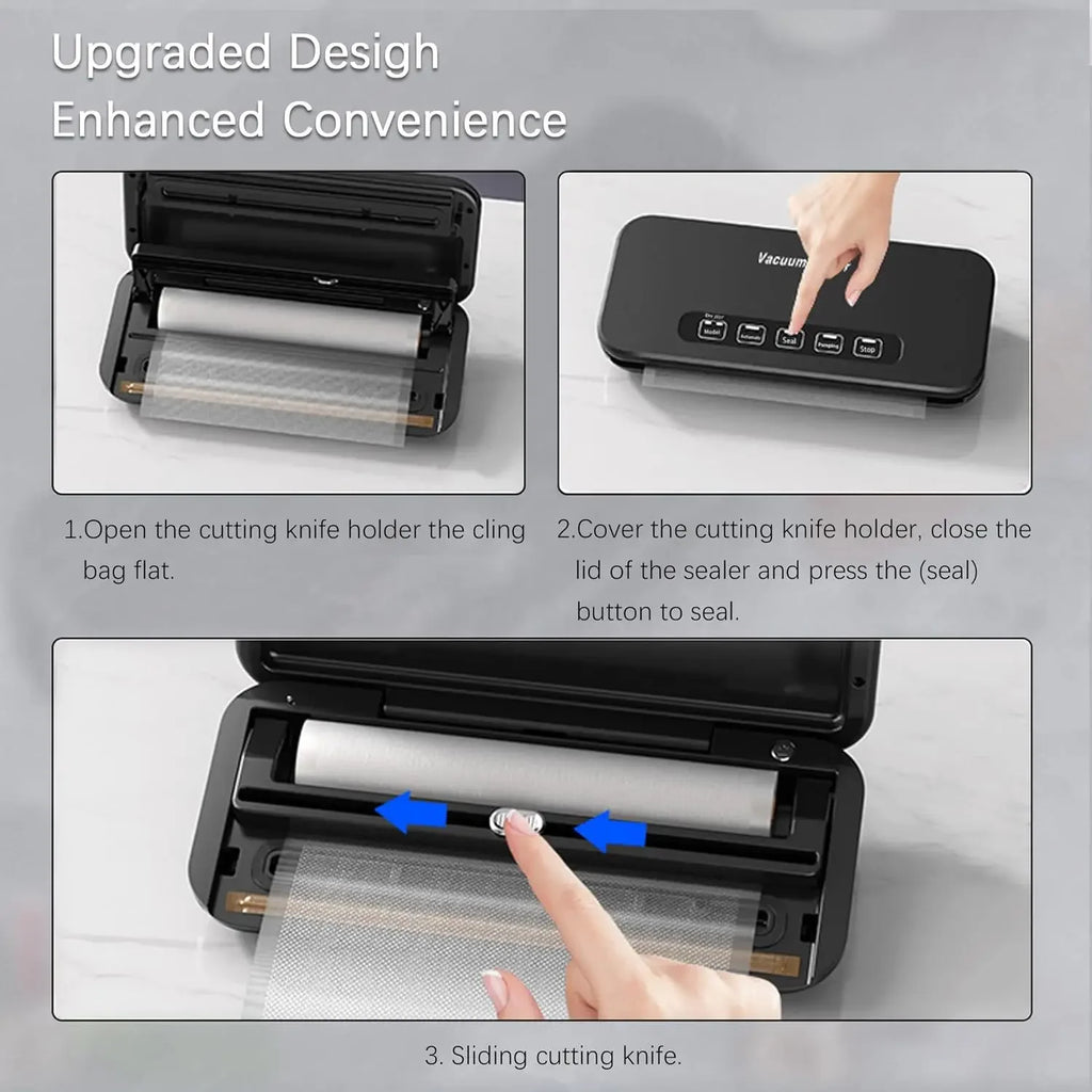 Automatic Food Vacuum Sealer Machine for Fresh Food Storage