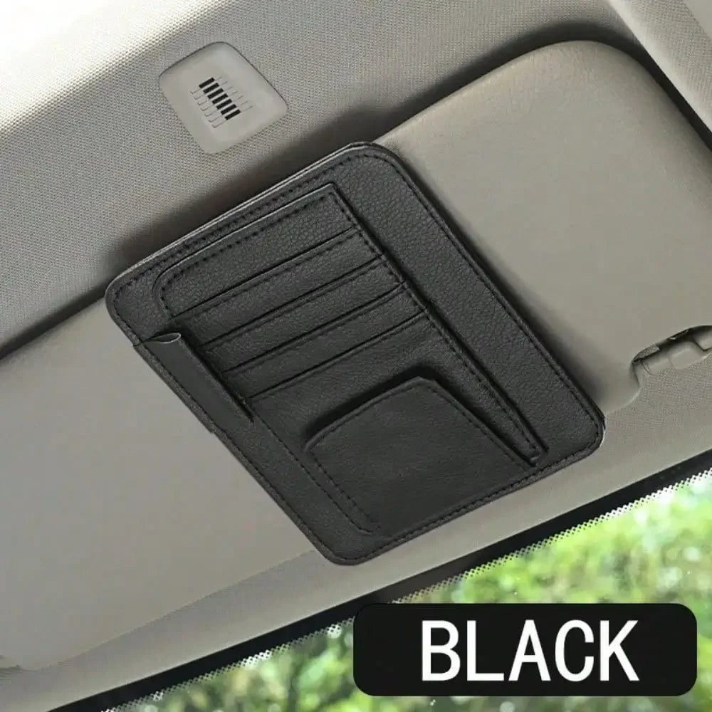 Car Sun Visor Multi-Pocket Organizer and Storage Holder