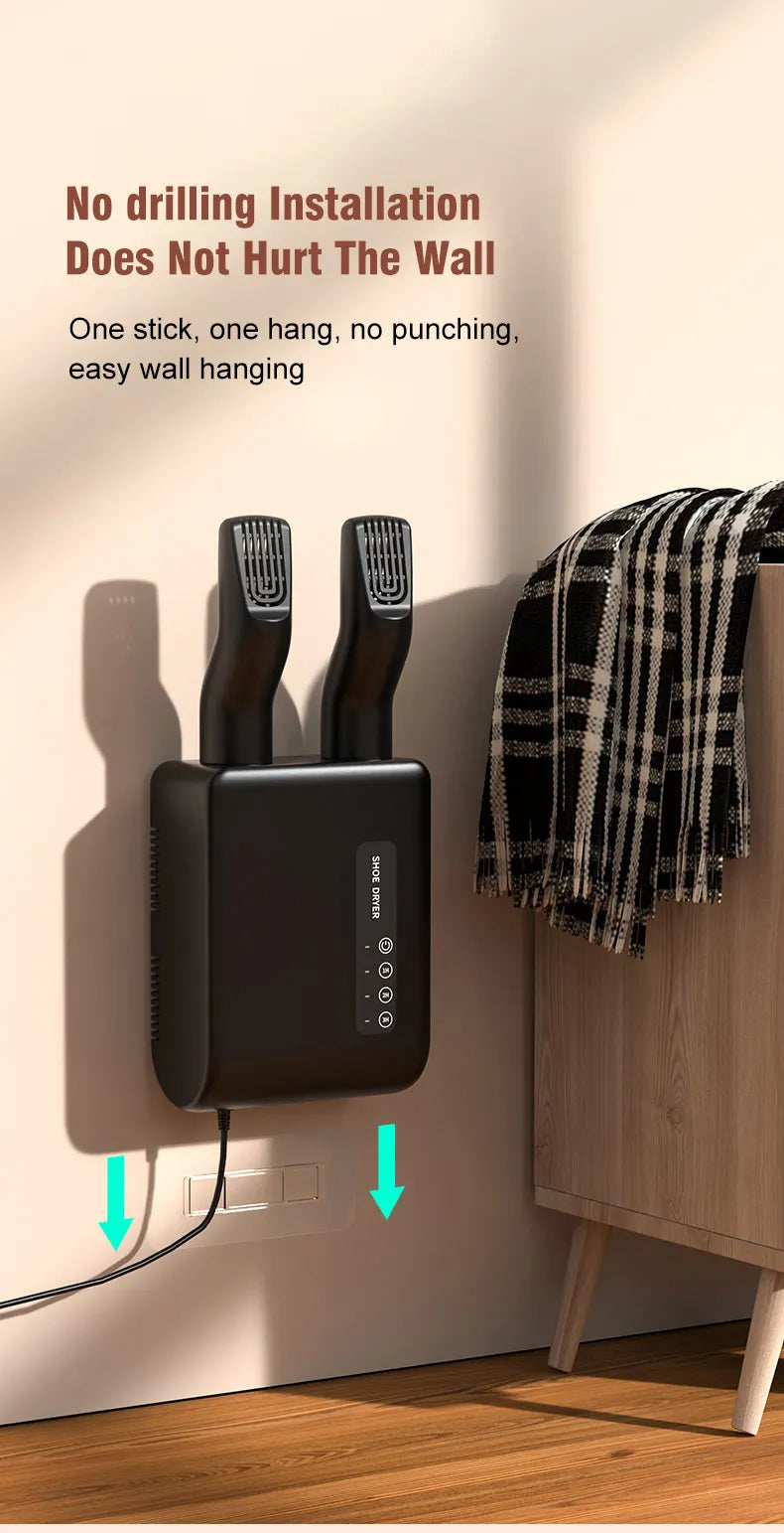 Electric Shoe Dryer and Deodorizer for Boots and Sneakers - 13