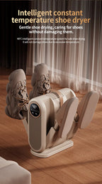 Foldable Electric Shoe Dryer and Deodorizer with Timer
