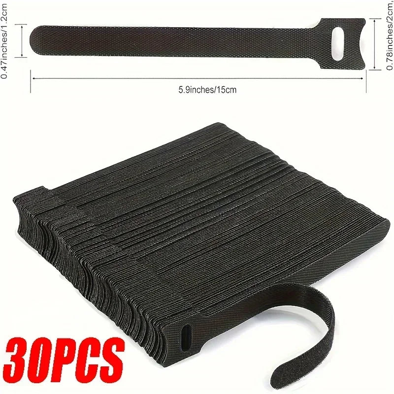 50PCS Reusable Cable Management Ties for Home and Office - 14