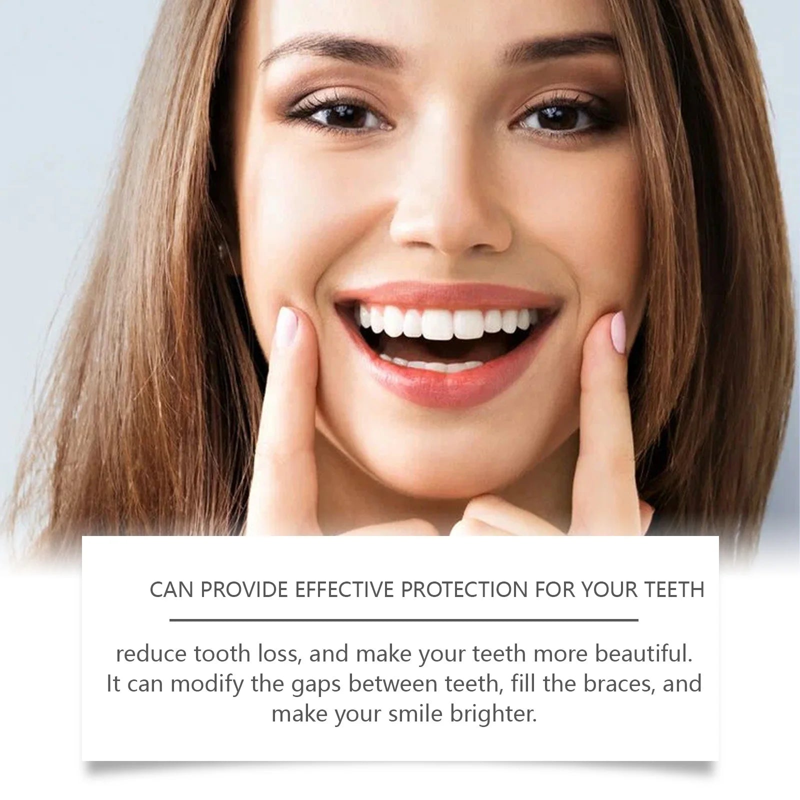 Flexible Silicone Denture Set for Instant Smile Transformation - 4