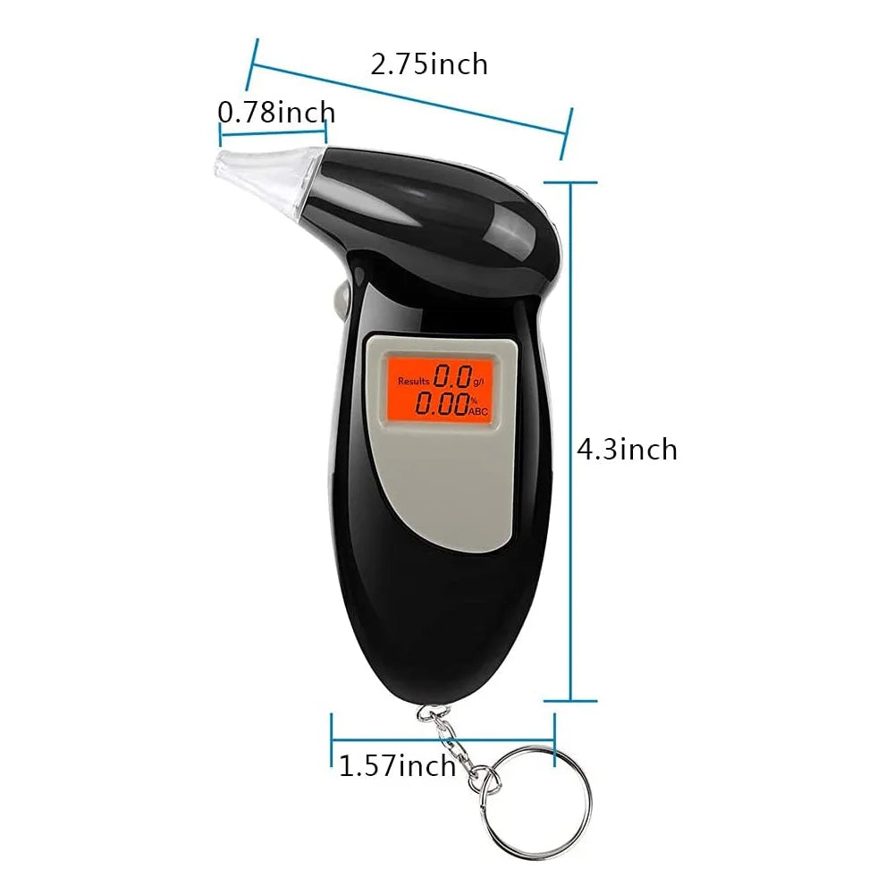 Digital Portable Alcohol Breathalyzer Tester