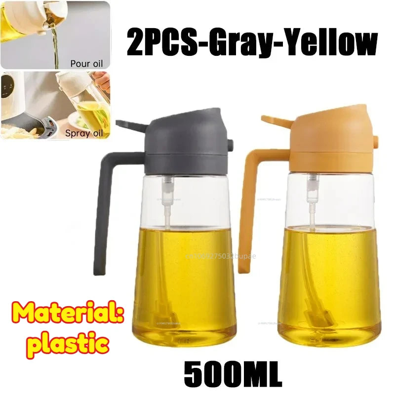 2-in-1 Kitchen Oil Dispenser and Spray Bottle