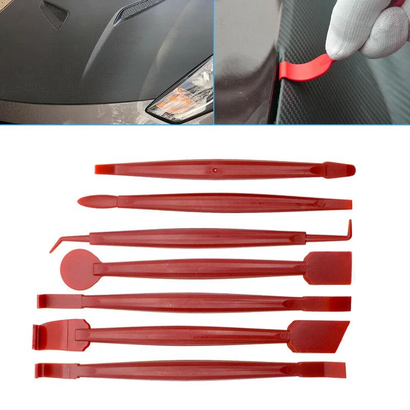 7-Piece Professional Car Vinyl Wrap and Decal Installation Tool Kit