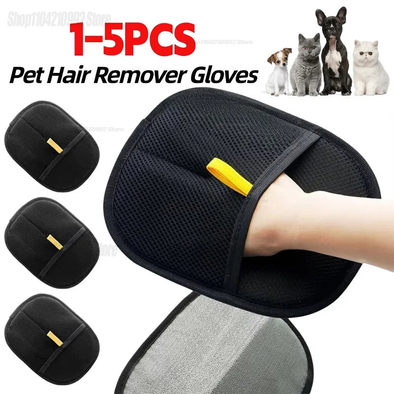 Deshedding Pet Hair Removal Grooming Glove