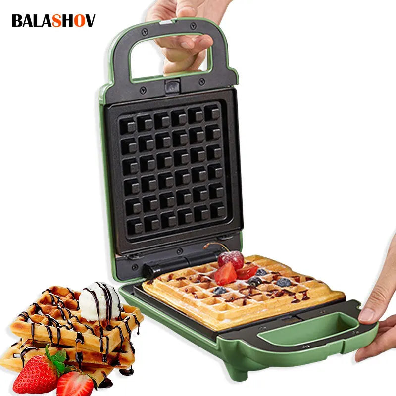 Multifunction Electric Sandwich and Waffle Maker - 1