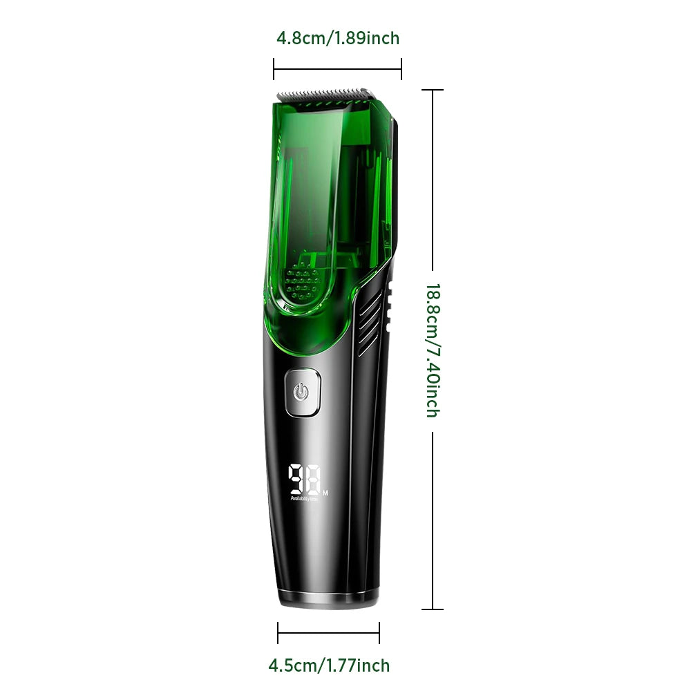 Cordless Vacuum Beard Trimmer for Men - 9