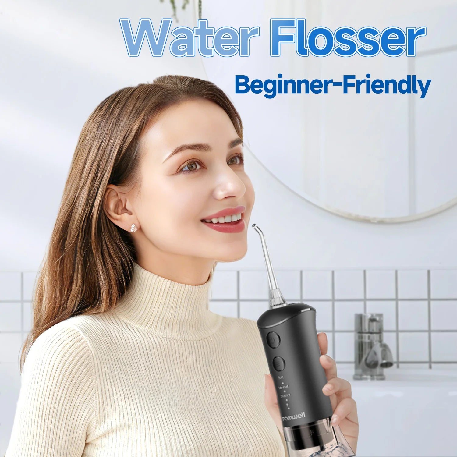 Portable Sonic Toothbrush and Water Flosser Oral Care Set - 7