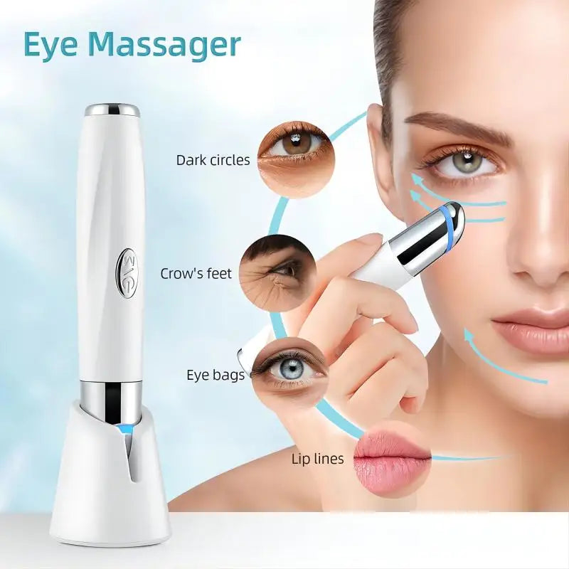 3-in-1 LED Photon Eye and Face Massage Wand