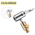 90-Degree Locking Tire Inflator Air Chuck for Cars and Bikes