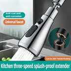 3-Mode Adjustable Kitchen Faucet Sprayer Head