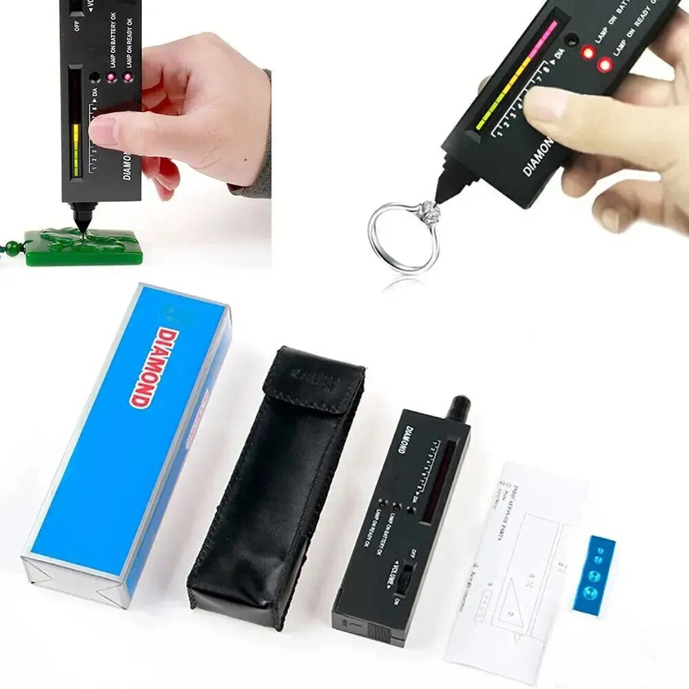 Professional Diamond Tester Pen with Carrying Case