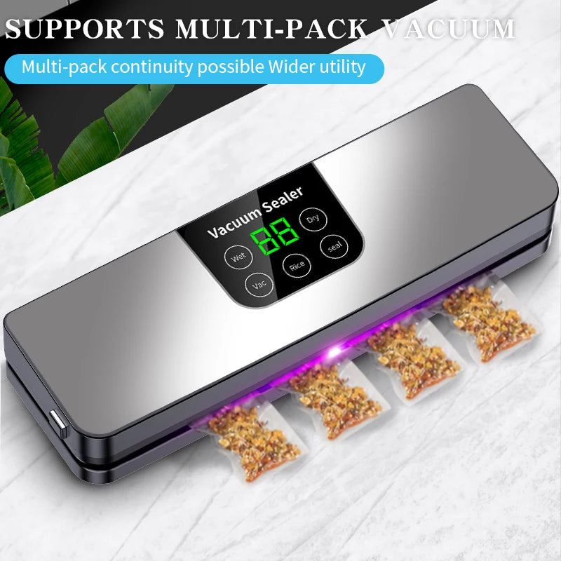 Automatic Food Vacuum Sealer Machine with Touch Display