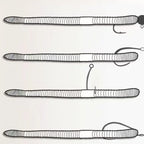 Realistic Soft Earthworm Fishing Lures 10-Pack