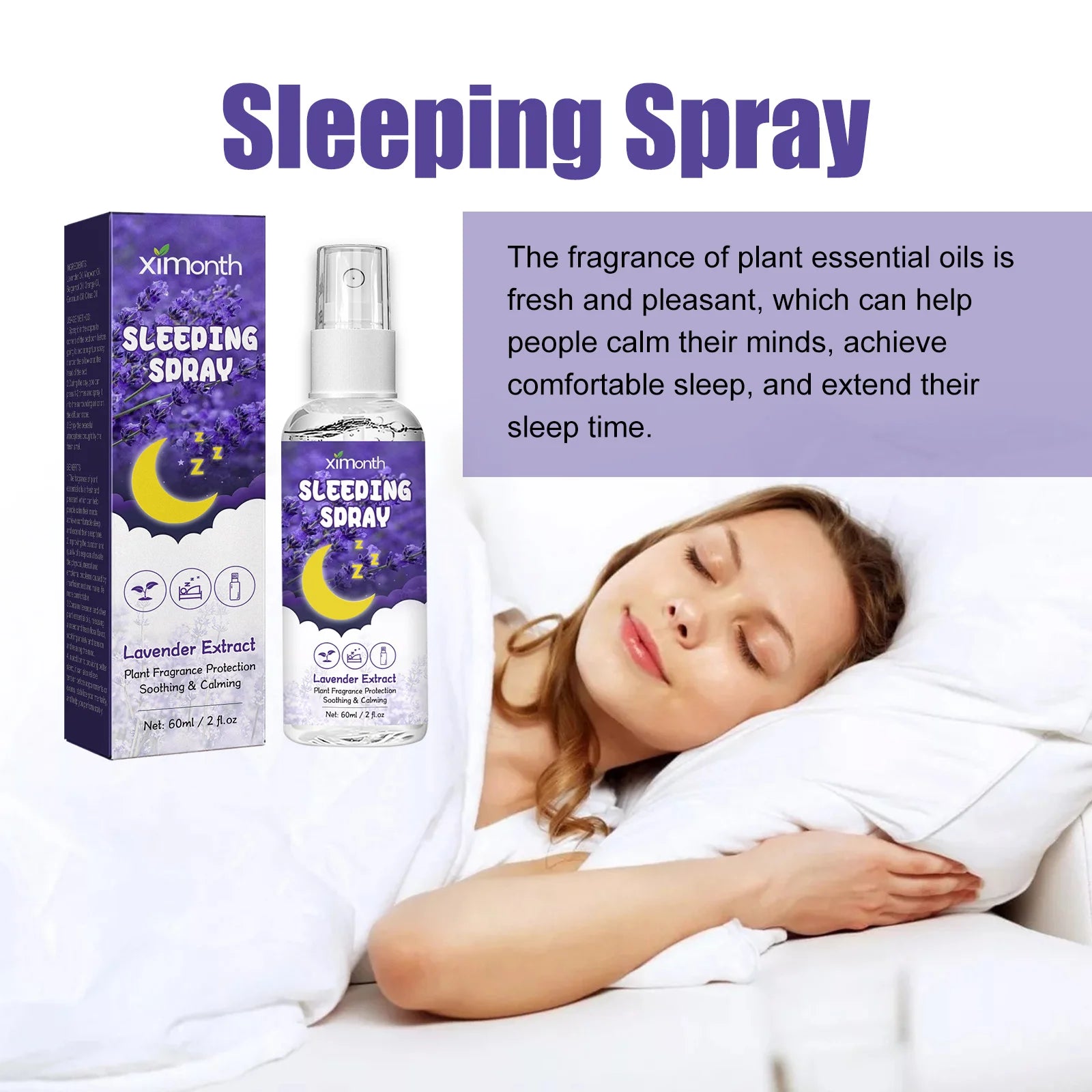Lavender Calming Sleep Spray for Anxiety and Relaxation - 8