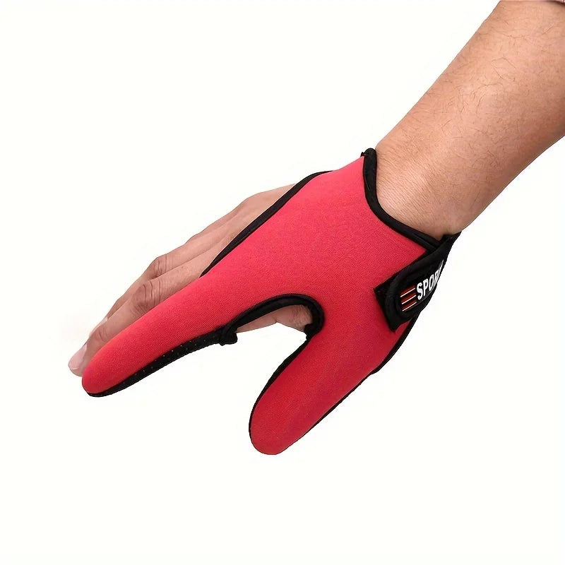 Anti-Slip Two Finger Fishing Glove for Casting