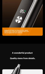 Rechargeable Electric Nose and Ear Hair Trimmer