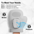 Electric Hand and Wrist Compression Massager with Heat