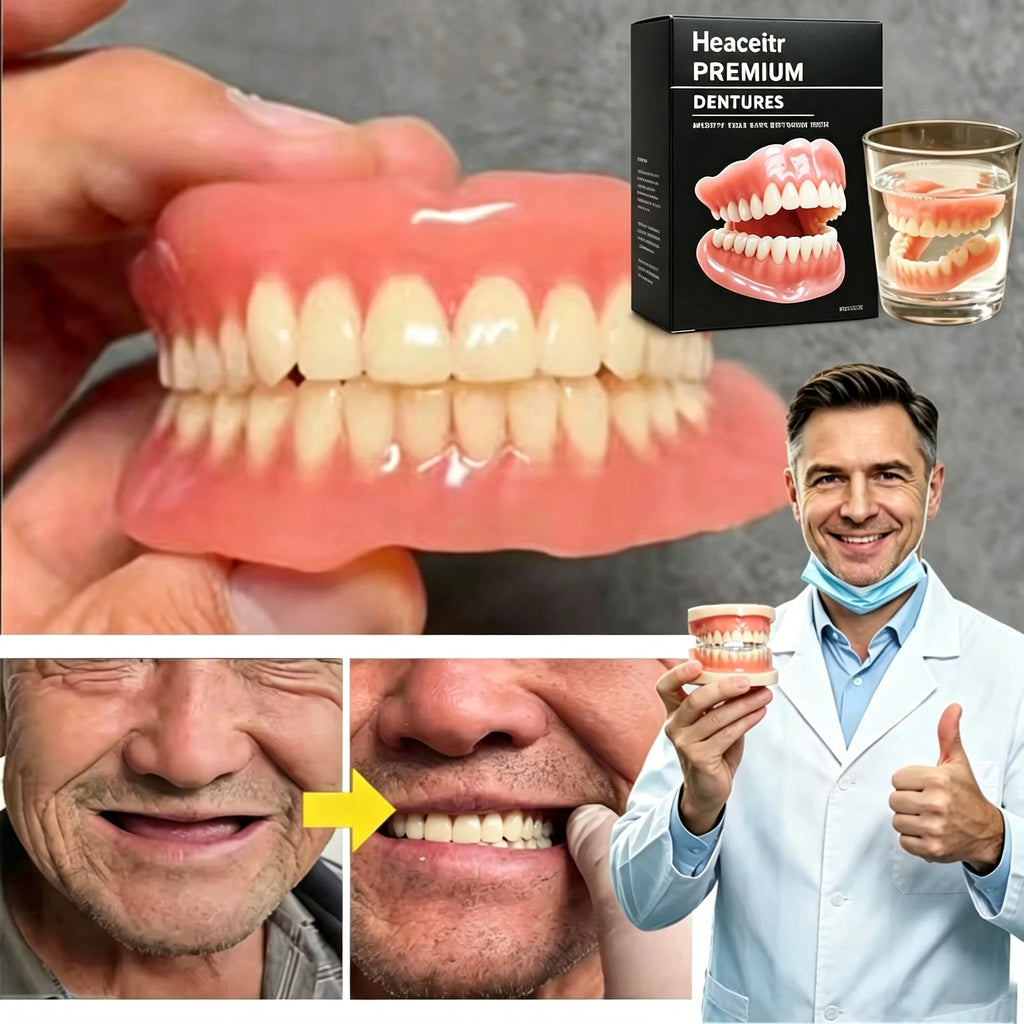 Custom Fit Silicone Comfort Dentures