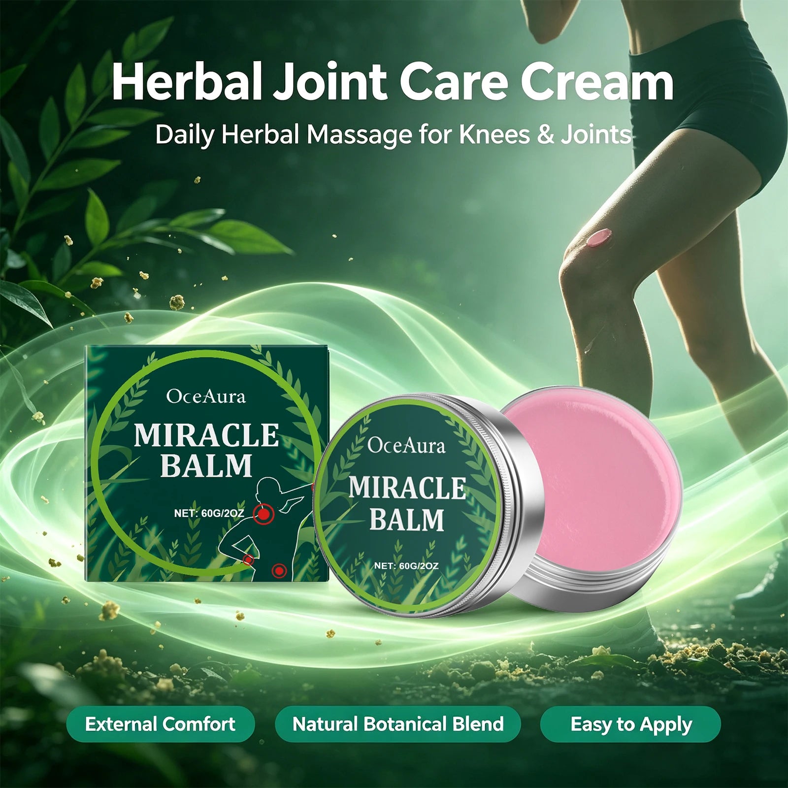 Herbal Muscle and Joint Relief Massage Balm - 1