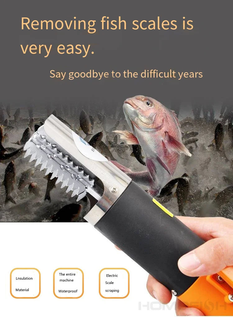 Electric Fish Scaler Remover Tool