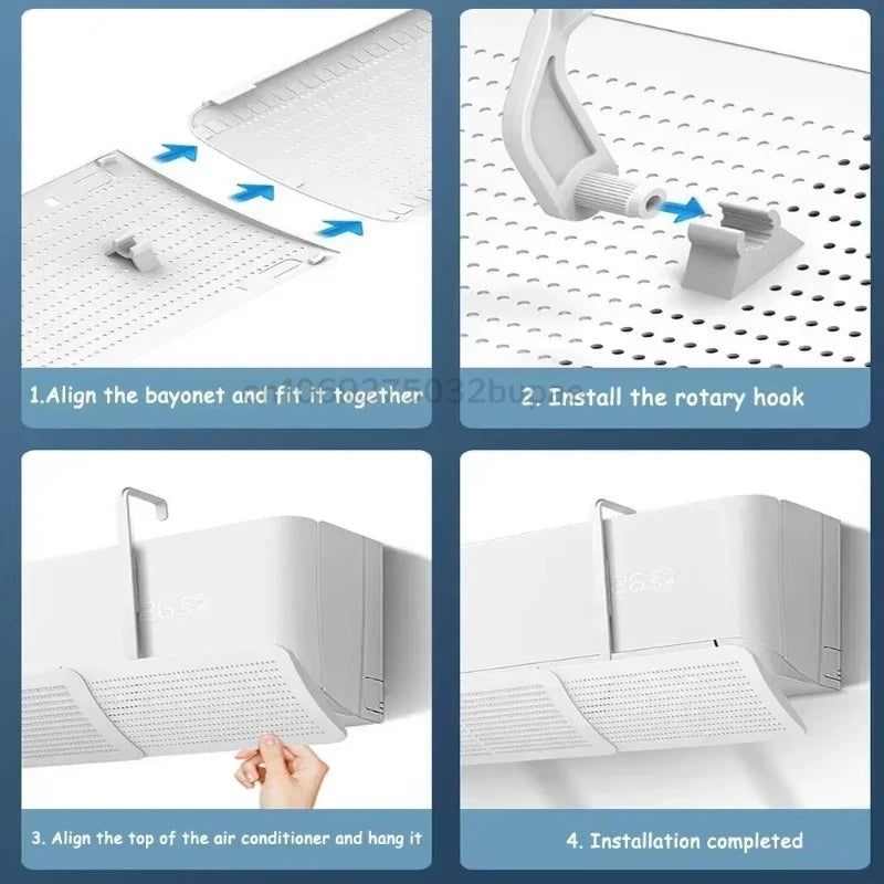 Adjustable Air Conditioner Wind Deflector Shield - 5