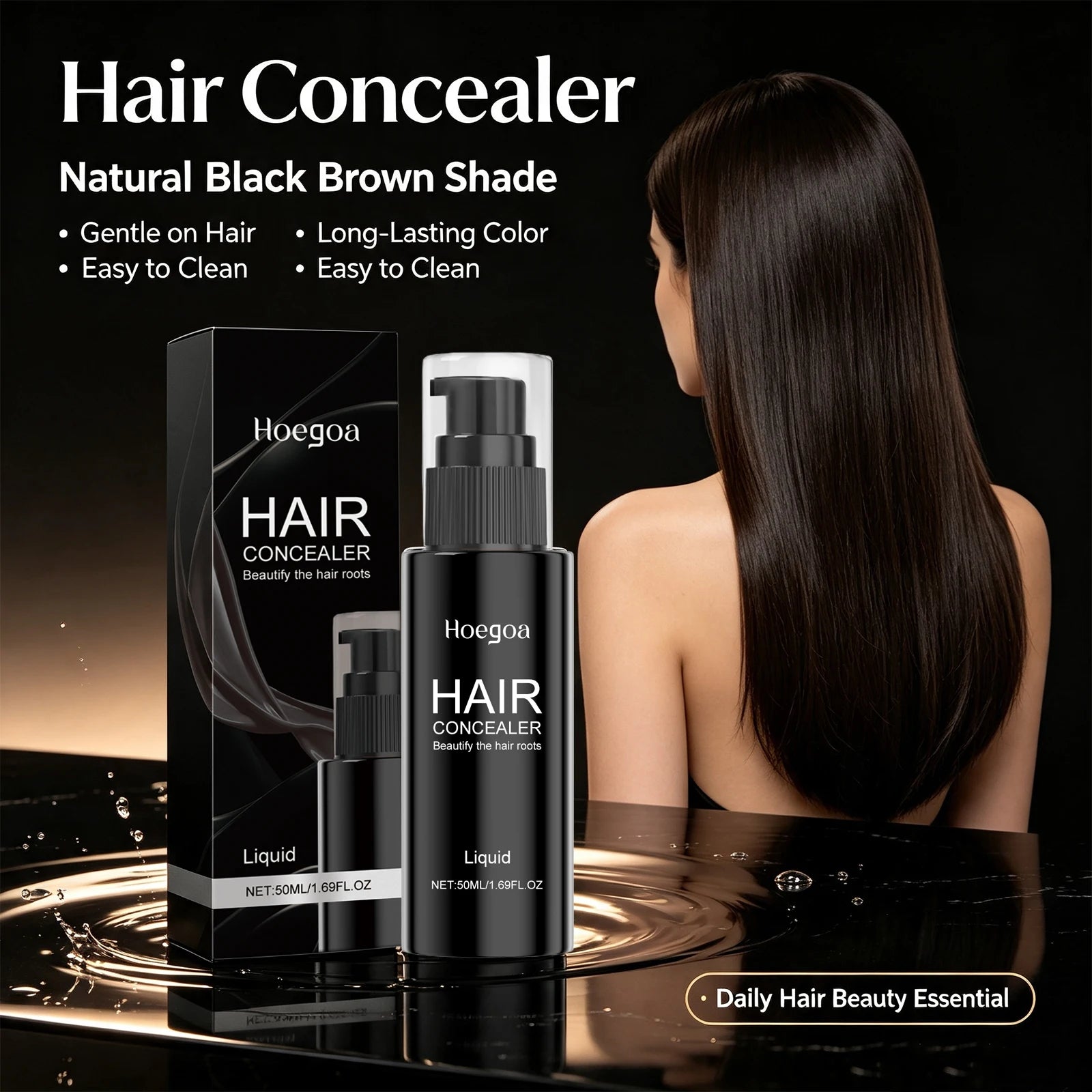 Instant Hairline and Gray Root Concealer Cream - 2