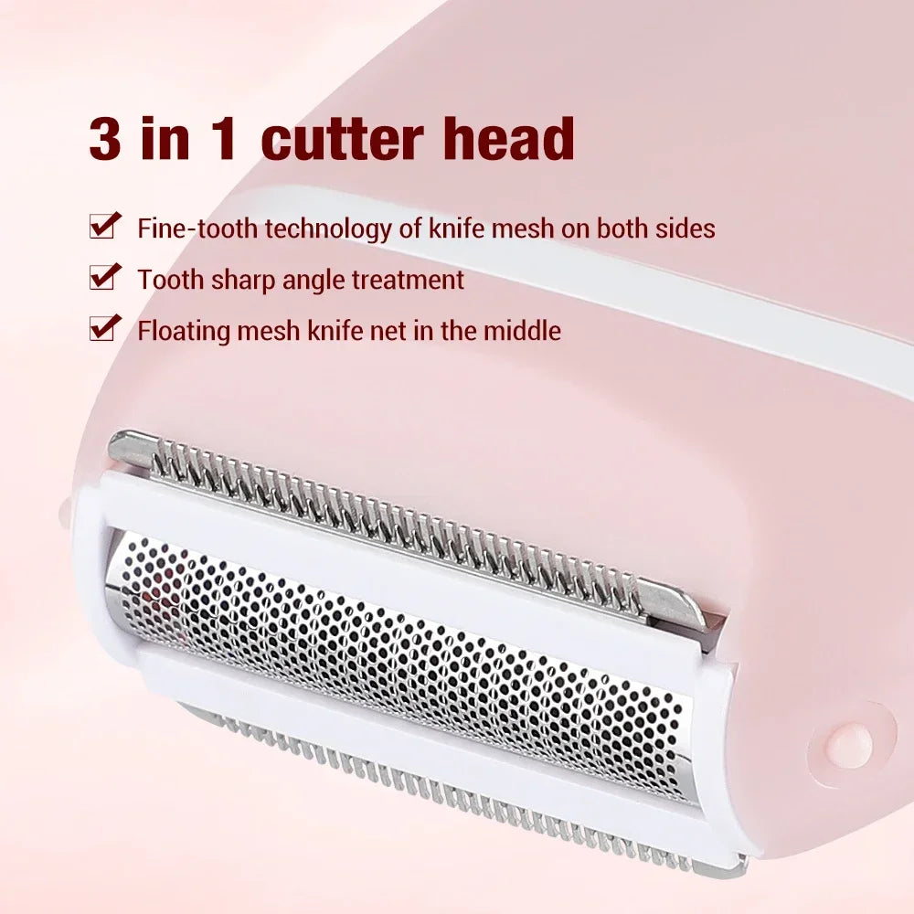 Portable Electric Shaver for Women Full Body Hair Removal - 3
