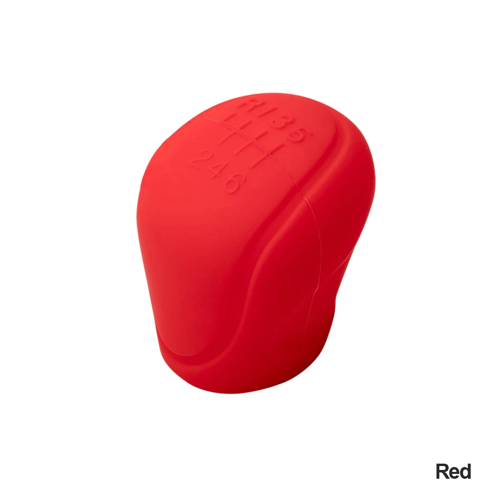 Non-Slip Silicone Car Gear Shift Knob Cover - 13
