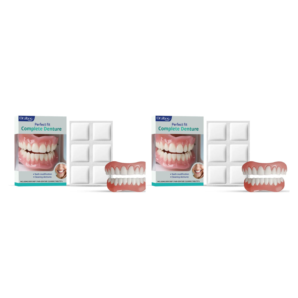 Cosmetic Denture Set for Instant Smile Restoration