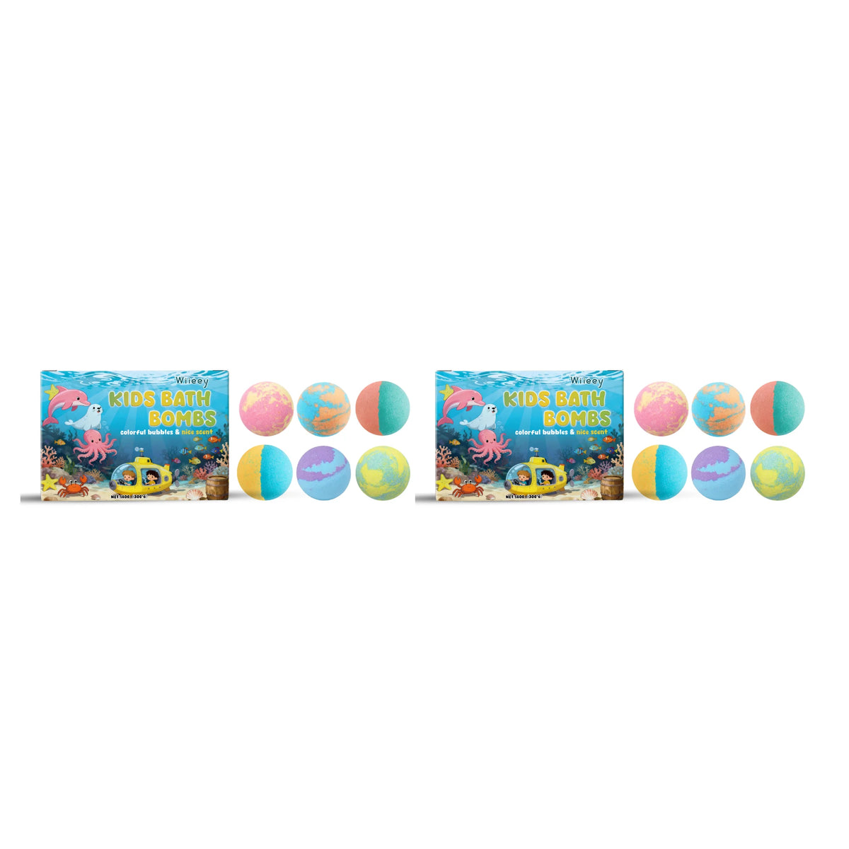 Kids Moisturizing Fizzy Bath Bomb Gift Set