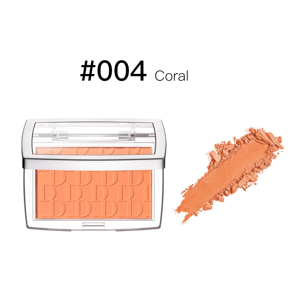 Matte Embossed Blush Palette with Professional Makeup Brush - 22