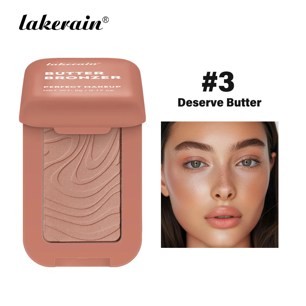 Waterproof Matte Butter Bronzer for Face Contouring