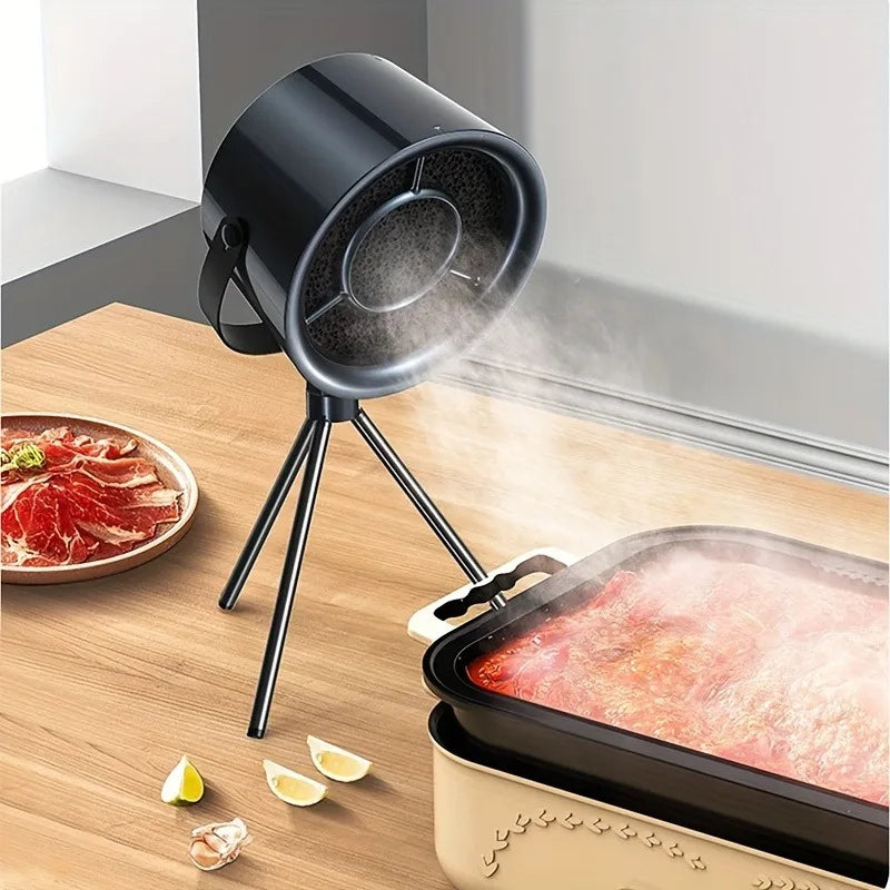 Portable Mini Desktop Range Hood for BBQ and Hot Pot - 7