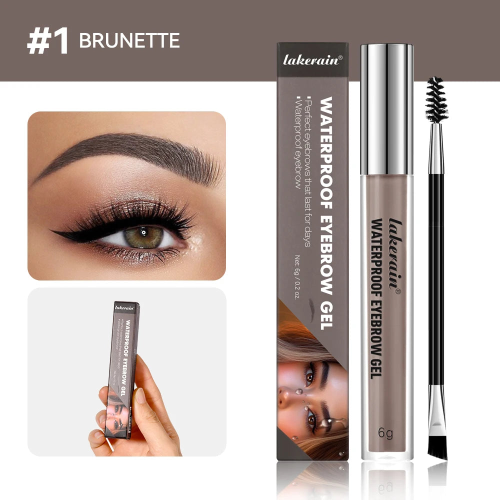 Long-Lasting Waterproof Eyebrow Gel Makeup Set - 24