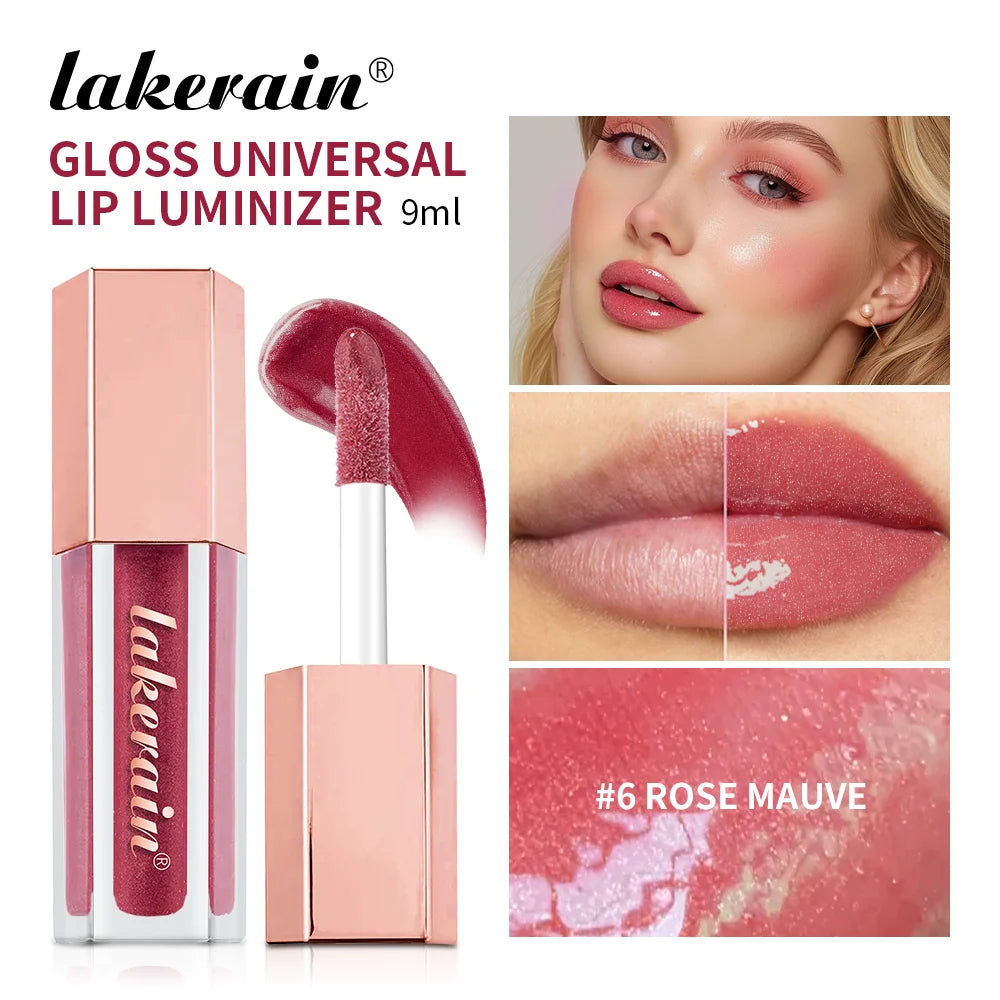 Moisturizing Liquid Glitter Lip Gloss for Plump Lips