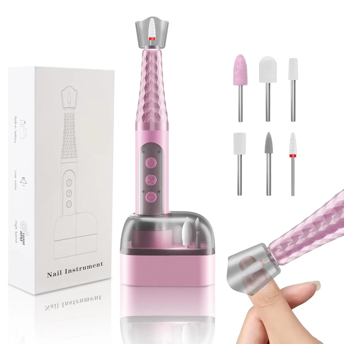 Cordless Electric Nail File and Manicure Drill Kit