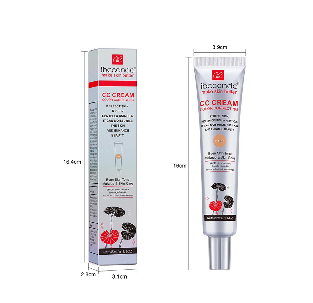 Color Correcting CC Cream and Sunscreen Blush Stick Set