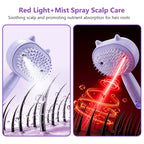 Electric Mist Spray Massage Comb for Hydrating and Detangling Hair
